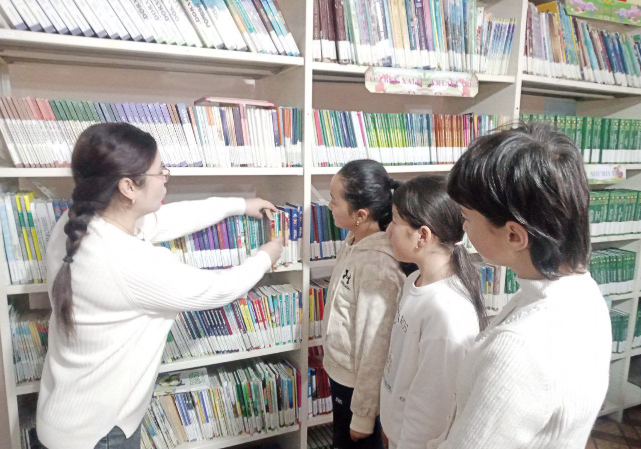 “Kutubxona bilimlar saroyi” nomli ekskursiya